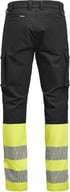 Miniatyrbilde 1 av Black/HV Yellow Jobman Hi-Vis Kl.1 Stretch  Arbeidsbukse