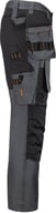 Miniatyrbilde 4 av Dark Grey/Black Jobman 2358 Stretch Gulvleggerbukse