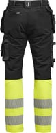 Miniatyrbilde 1 av Black/HV Yellow Jobman 2392 Stretch Hi-Vis Arbeidsbukse