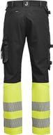 Miniatyrbilde 2 av Black/HV Yellow Jobman 2392 Stretch Hi-Vis Arbeidsbukse