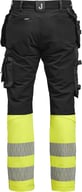 Miniatyrbilde 5 av Black/HV Yellow Jobman 2392 Stretch Hi-Vis Arbeidsbukse