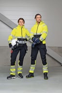 Miniatyrbilde 13 av Black/HV Yellow Jobman 2392 Stretch Hi-Vis Arbeidsbukse