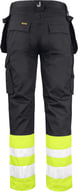 Miniatyrbilde 1 av Black/HV Yellow Jobman 2513 Varsel Klasse 1 Håndverksbukse