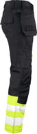 Miniatyrbilde 4 av Black/HV Yellow Jobman 2513 Varsel Klasse 1 Håndverksbukse
