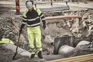 Miniatyrbilde 1 av Yellow Jobman Hi-Vis Skallbukse