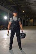 Miniatyrbilde 4 av Black/Black Jobman 3730 Håndverk Selebukse Arbeidsbukse