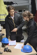 Miniatyrbilde 3 av Black Jobman Flex Polyester Jakke