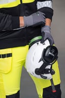 Miniatyrbilde 5 av Black/HV Yellow Jobman Hi-Vis Collegejakke