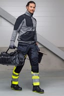 Miniatyrbilde 5 av Black Jobman Polyester Glidelåsjakke