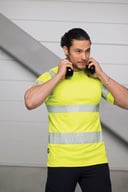 Miniatyrbilde 4 av HV Yellow Jobman Hi-Vis Polyester  T-skjorte
