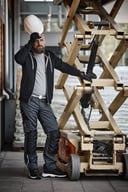 Miniatyrbilde 6 av Black/Black Jobman 5400 Hettejakke