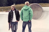 Miniatyrbilde 6 av Black Printer Skeleton Softshelljakke