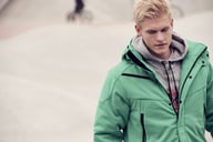 Miniatyrbilde 7 av Black Printer Skeleton Softshelljakke