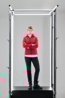 Miniatyrbilde 7 av Black Printer Rounders RSX Half-Zip Genser