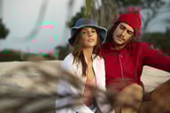 Miniatyrbilde 7 av Black Printer Javelin Collegejakke Dame