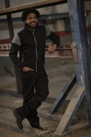 Miniatyrbilde 17 av Anthracite/Black Printer Prime Collegejakke