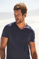 Miniatyrbilde 4 av Black Printer Heavy V-hals T-skjorte