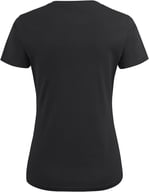 Miniatyrbilde 1 av Black Printer Heavy V-hals T-skjorte Dame