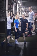 Miniatyrbilde 6 av Black Printer Heavy V-hals T-skjorte Dame