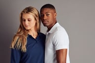 Miniatyrbilde 5 av Black Printer Surf Pro Langermet Poloskjorte Dame