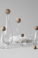 Miniatyrbilde 10 av 2-15-5010116 Sagaform Vinkaraffel med Eikekork