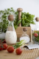 Miniatyrbilde 9 av 2-15-5015337 Sagaform 2-pk Glass Olje- og Eddikflaske