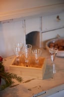 Miniatyrbilde 3 av 2-15-5018446 Sagaform Nature schnapps set in box, 6-pcs (6) Clear/brown