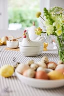 Miniatyrbilde 7 av 2-15-5018456 Sagaform Ellen egg hen (6) Off white