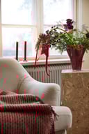 Miniatyrbilde 1 av 2-15-5018553 Sagaform Ulli Bordeaux Ullpledd