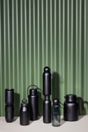 Miniatyrbilde 1 av 2-15-5018679 Sagaform Tekla Push Resirkulert Stål Termoflaske