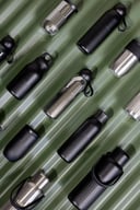 Miniatyrbilde 2 av 2-15-5018679 Sagaform Tekla Push Resirkulert Stål Termoflaske