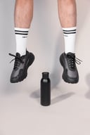 Miniatyrbilde 5 av 2-15-5018679 Sagaform Tekla Push Resirkulert Stål Termoflaske