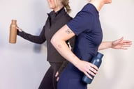 Miniatyrbilde 4 av 2-15-5018683 Sagaform Tekla Push Resirkulert Stål Termoflaske