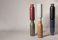 Miniatyrbilde 6 av 2-15-5018683 Sagaform Tekla Push Resirkulert Stål Termoflaske