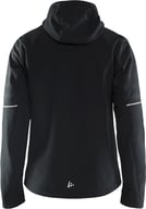 Miniatyrbilde 2 av Black/White Craft Highland Softshelljakke