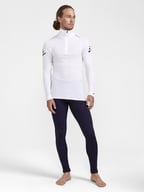 Miniatyrbilde 3 av White/Blaze Craft NOR PRO Wool Extreme X Half Zip Langermet T-skjorte