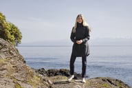 Miniatyrbilde 6 av Black Cutter & Buck Wedderburn Jakke Dame