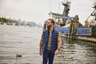 Miniatyrbilde 5 av Black Cutter & Buck Oak Harbor Vattert Vest