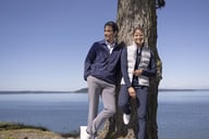 Miniatyrbilde 8 av Black Cutter & Buck Oak Harbor Vattert Vest Dame