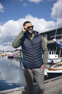 Miniatyrbilde 5 av Black Cutter & Buck Mount Adams Vattert Vest