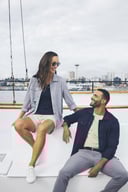 Miniatyrbilde 6 av Antracite Melange Cutter & Buck Manzanita U-hals T-skjorte