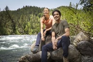 Miniatyrbilde 11 av Antracite Melange Cutter & Buck Manzanita U-hals T-skjorte Dame