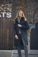 Miniatyrbilde 12 av Antracite Melange Cutter & Buck Manzanita U-hals T-skjorte Dame