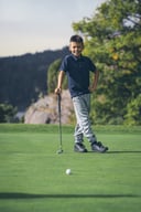 Miniatyrbilde 6 av Black Cutter & Buck Virtue Solid Poloskjorte Barn