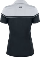 Miniatyrbilde 1 av Black w/Light Grey yoke Cutter & Buck Seabeck Poloskjorte Dame