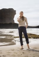 Miniatyrbilde 5 av Beige Cutter & Buck Advantage Polo Langermet  Poloskjorte Dame