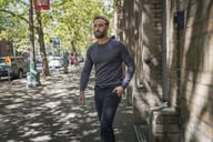 Miniatyrbilde 5 av Antracite Melange Cutter & Buck Kennewick Strikkegenser