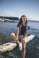 Miniatyrbilde 5 av Antracite Melange Cutter & Buck Kennewick Strikkegenser Dame