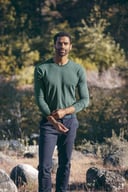 Miniatyrbilde 12 av Antracite Melange Cutter & Buck Oakville Strikkegenser