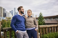 Miniatyrbilde 6 av Antracite Melange Cutter & Buck Oakville V-hals Strikkegenser